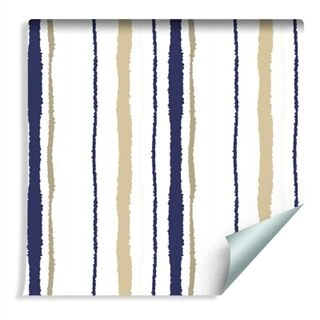 Wallpaper Stripes Torn Paper Effect Non-Woven 53x1000