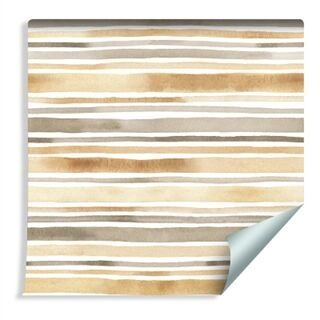 Wallpaper Horizontal Stripes - Watercolor Non-Woven 53x1000
