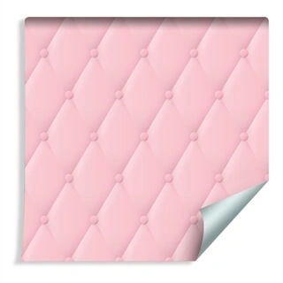 Wallpaper Quilted Pink Pattern Non-Woven 53x1000