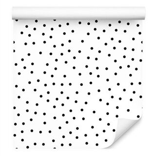 Wallpaper Minimalist Black Dots Non-Woven 53x1000
