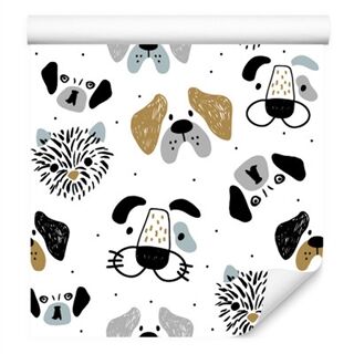 Wallpaper For Children - Dogs Non-Woven 53x1000