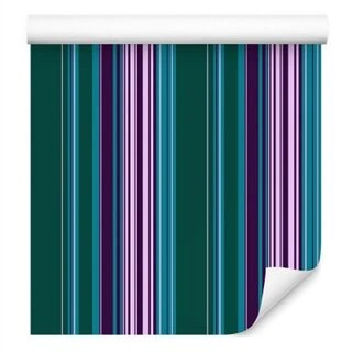 Wallpaper Colorful Vertical Stripes For Living Room A Bedroom Non-Woven 53x1000