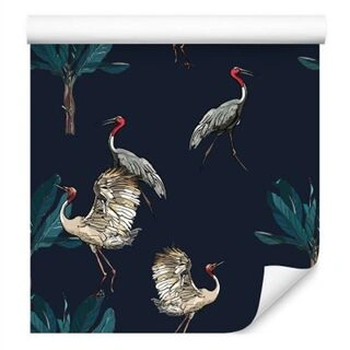 Wallpaper Cranes Non-Woven 53x1000