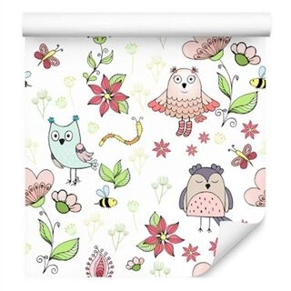 Wallpaper The Nature Of The Owls Non-Woven 53x1000