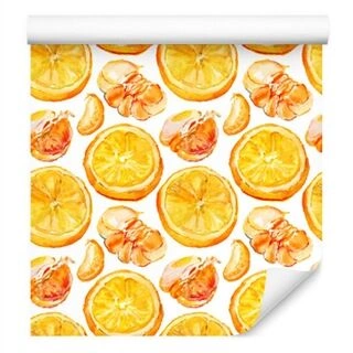 Wallpaper For The Kitchen, Fruits, Citrus, Oranges Non-Woven 53x1000