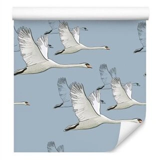 Wallpaper Flying Swans Non-Woven 53x1000