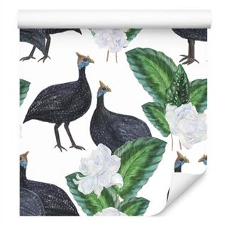 Wallpaper Exotic Birds And Plants Non-Woven 53x1000