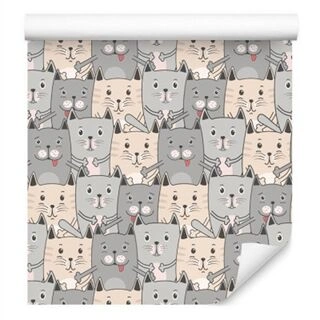 Wallpaper For Children - Cats Non-Woven 53x1000