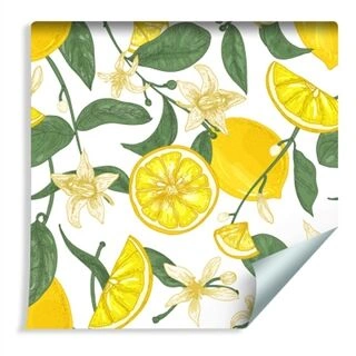 Wallpaper Juicy Lemons Non-Woven 53x1000