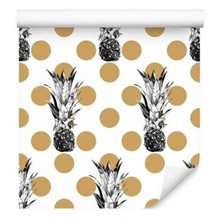 Wallpaper Pineapples With Dots Non-Woven 53x1000