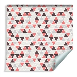 Wallpaper Geometric - Colorful Triangles Non-Woven 53x1000