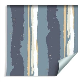 Wallpaper Stripes - Brush Strokes Non-Woven 53x1000