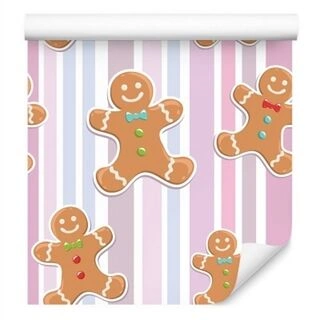 Wallpaper Happy Gingerbread Non-Woven 53x1000