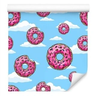 Wallpaper Donuts In The Clouds Non-Woven 53x1000