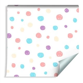 Wallpaper Pastel Dots Non-Woven 53x1000