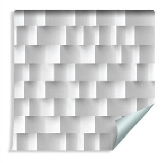 Wallpaper Modern Geometric Pattern - 3D Effect Non-Woven 53x1000