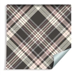 Wallpaper Beautiful Plaid In Pastel Colors Non-Woven 53x1000