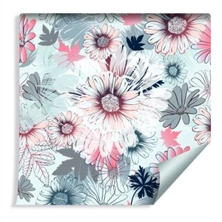 Wallpaper Beautiful Colorful Spring Flowers Non-Woven 53x1000