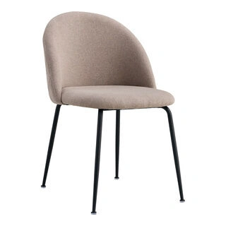 Geneve Spisebordsstol - Spisebordsstol, stone med sorte ben, HN1231