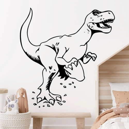 T-Rex dinosaur - Stor og farlig wallstickers med T-Rex