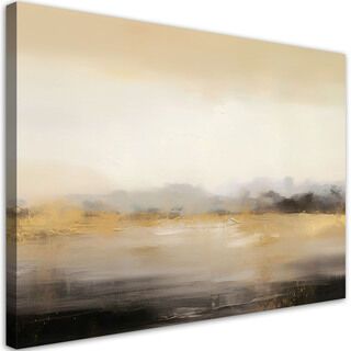 Lærred print, Abstrakt tekstur Lofts Beige - (120x80)