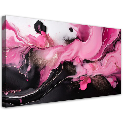Lærred print, Pink abstraktionsloft - (80x40)