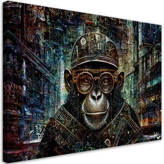 Lærred print, Abstrakt abe