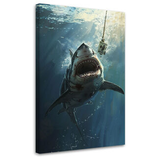 Lærred print, Shark dollars