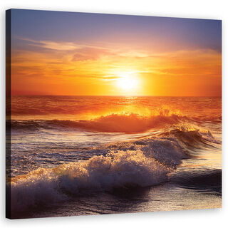 Lærred print, Sea Wave Natur