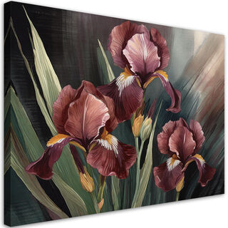 Lærred print, Blomster Planter Botanik