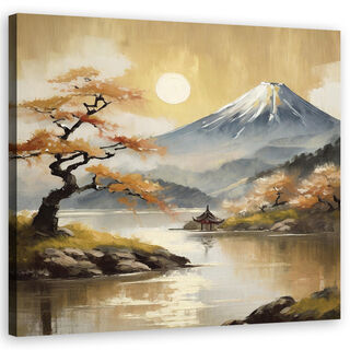 Lærred print, Landskab Natur Bjerge Japan