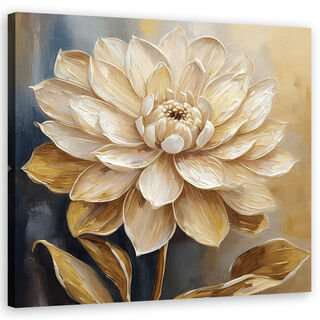 Lærred print, beige, natur, blomst