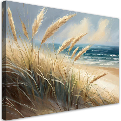 Lærred print, hav, strand, natur