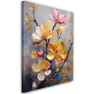 Lærred print, Blomstrende blomster Natur