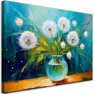Lærred print, Blæsere i en vase