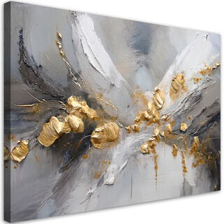 Lærred print, Guld Glamour Abstraktion