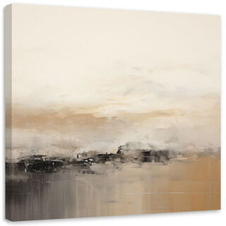 Lærred print, Abstrakt lofts beige