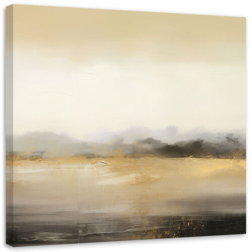 Lærred print, Abstrakt tekstur Lofts Beige