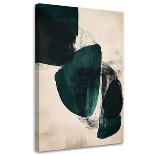 Lærred print, Abstrakte former