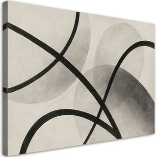 Lærred print, Geometriske pasteller