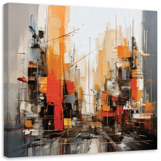 Lærred print, By urban abstrakt