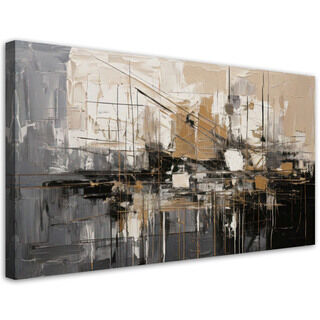 Lærred print, Abstrakt by Geometrisk