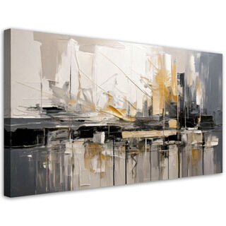 Lærred print, Abstrakt urban komposition