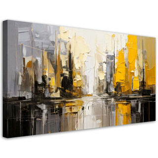 Lærred print, Arkitektur by abstrakt