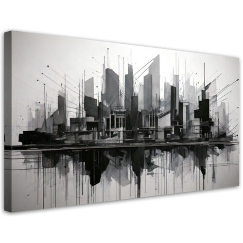 Lærred print, By Abstraktion Minimalisme Arkitektur