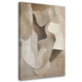 Lærred print, Abstrakt Minimalisme Former