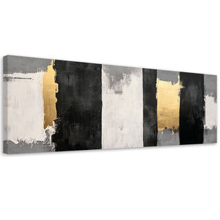 Lærred print, Geometrisk abstrakt Glamour Guld