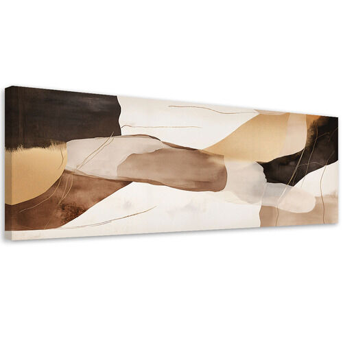 Lærred print, Abstrakt minimalisme Brun