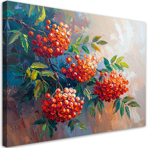 Lærred print, Rønplanter Natur som malet