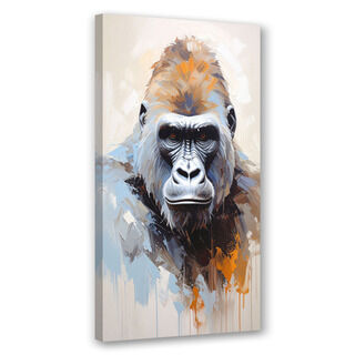 Lærred print, Gorilla portræt dyr